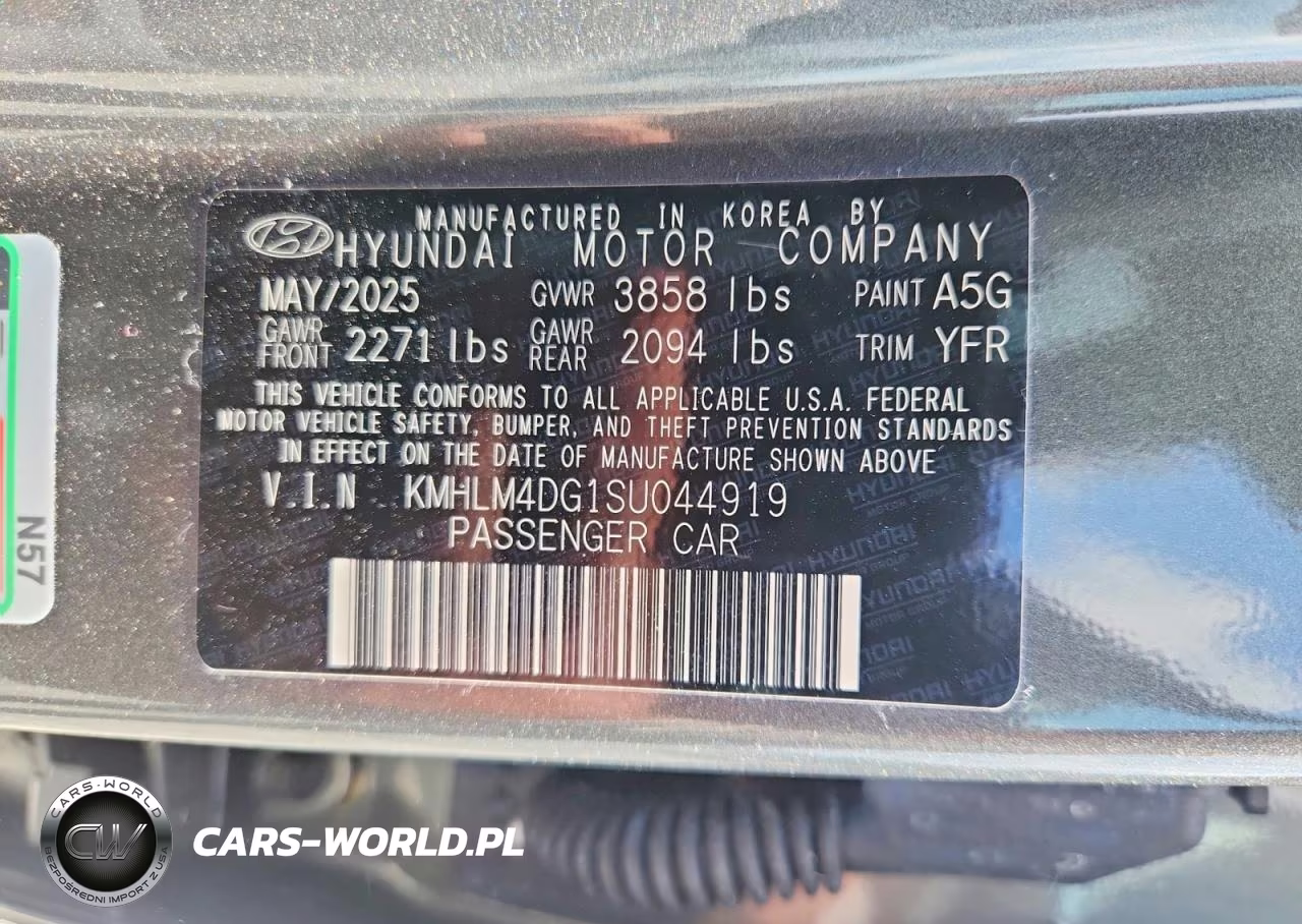 2025 Hyundai Elantra Sel Sport VIN:KMHLM4DG1SU044919 - 12