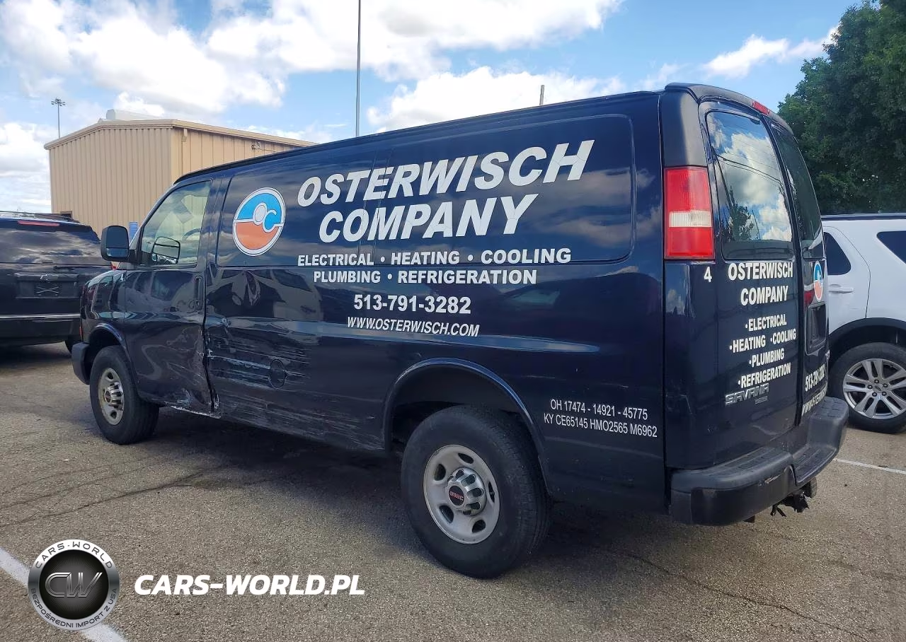 2015 GMC Savana G3500 Delivery Van VIN:1GTZ7TCGXF1214848 - 2