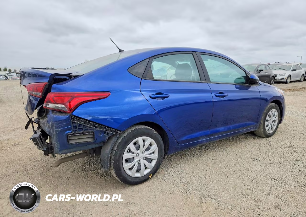 2022 Hyundai Accent Se VIN:3KPC24A60NE174375 - 3