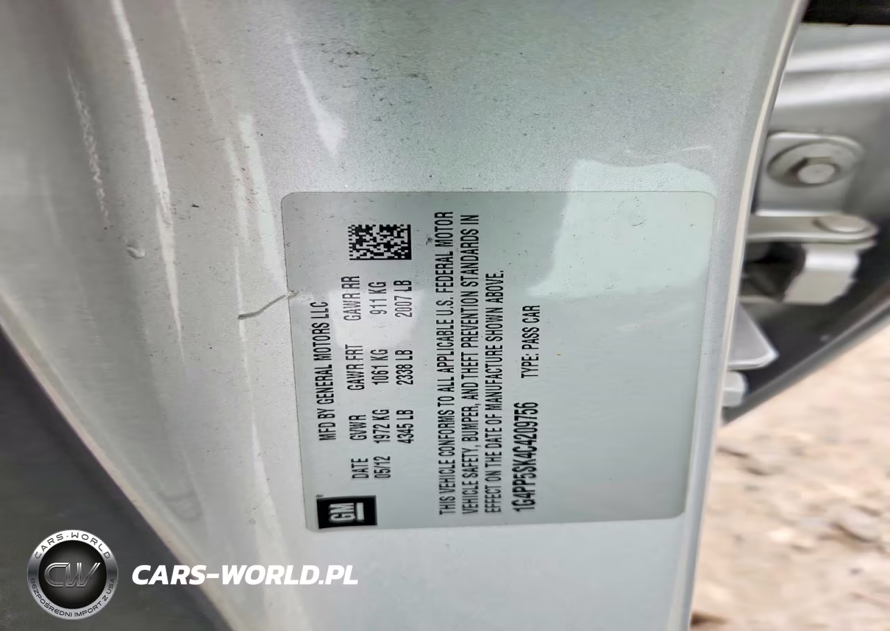 2012 Buick Verano VIN:1G4PP5SK4C4209756 - 12