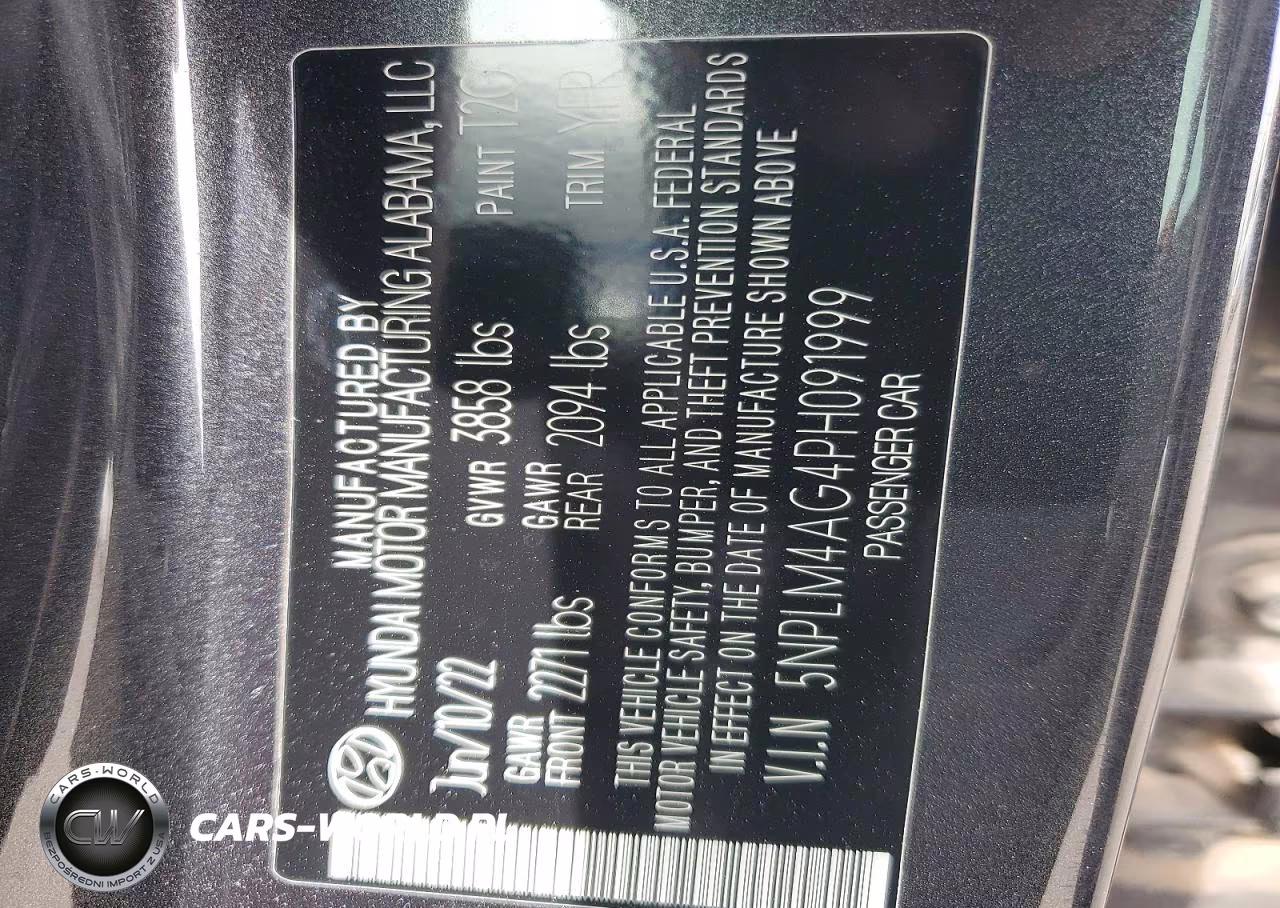 2023 Hyundai Elantra Sel VIN:5NPLM4AG4PH091999 - 12