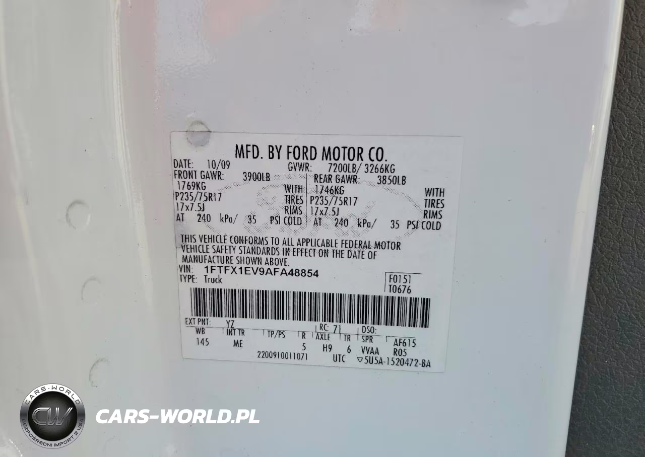 2010 Ford F150 Super Cab VIN:1FTFX1EV9AFA48854 - 12