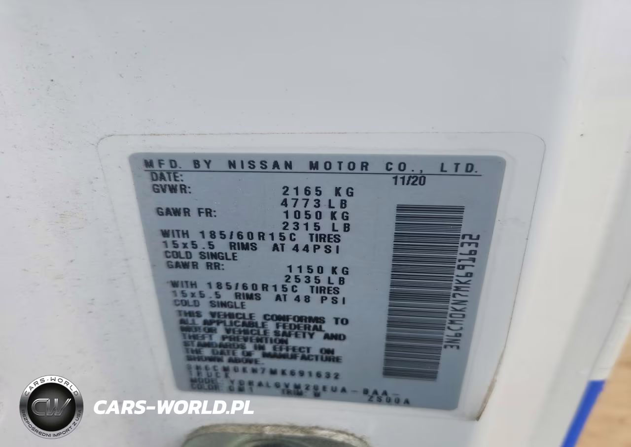 2021 Nissan Nv200 Sv Van VIN:3N6CM0KN7MK691632 - 13