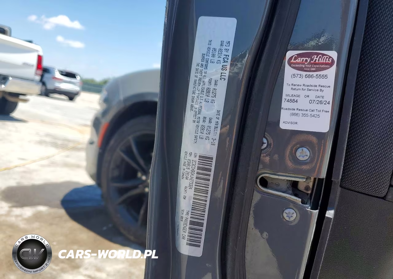 2018 Dodge Charger Sxt VIN:2C3CDXBGXJH273324 - 13