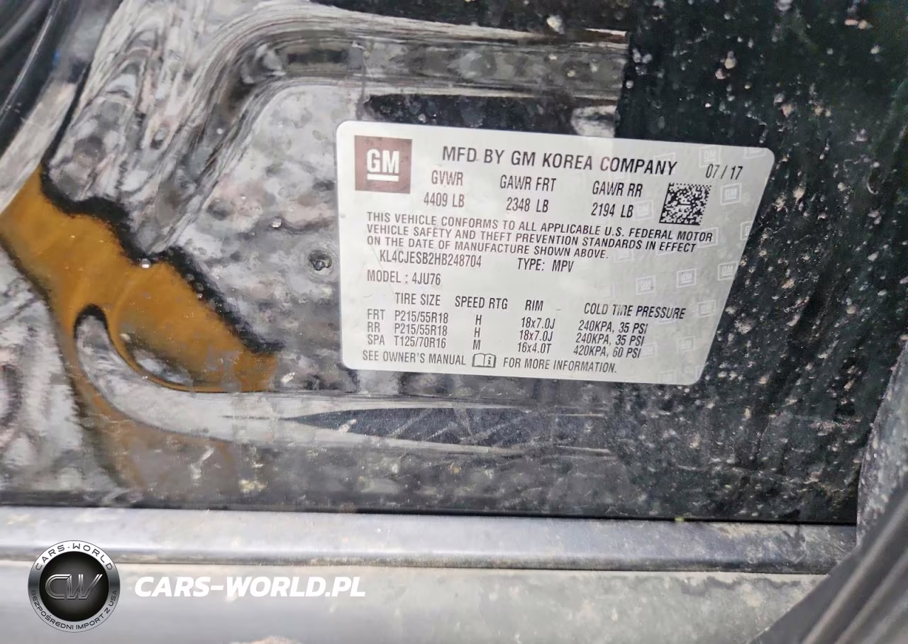 2017 Buick Encore Preferred VIN:KL4CJESB2HB248704 - 14