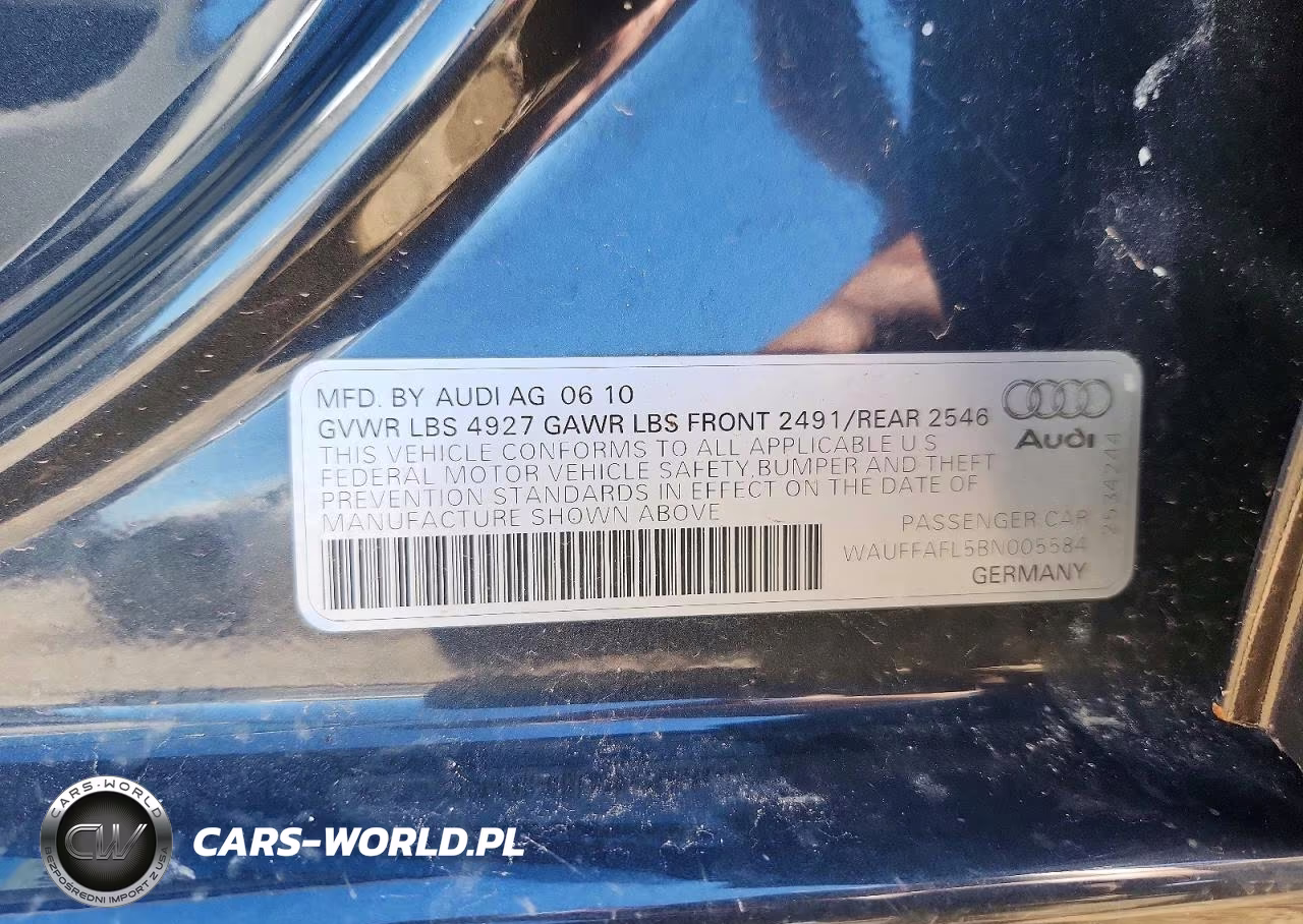 2011 Audi A4 Premium Plus VIN:WAUFFAFL5BN005584 - 12