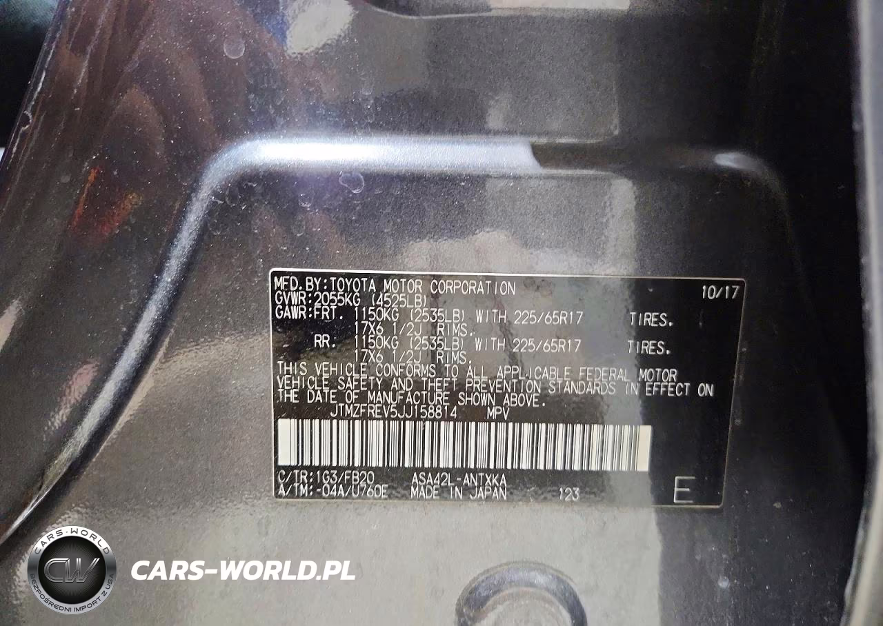 2018 Toyota Rav4 Le VIN:JTMZFREV5JJ158814 - 13