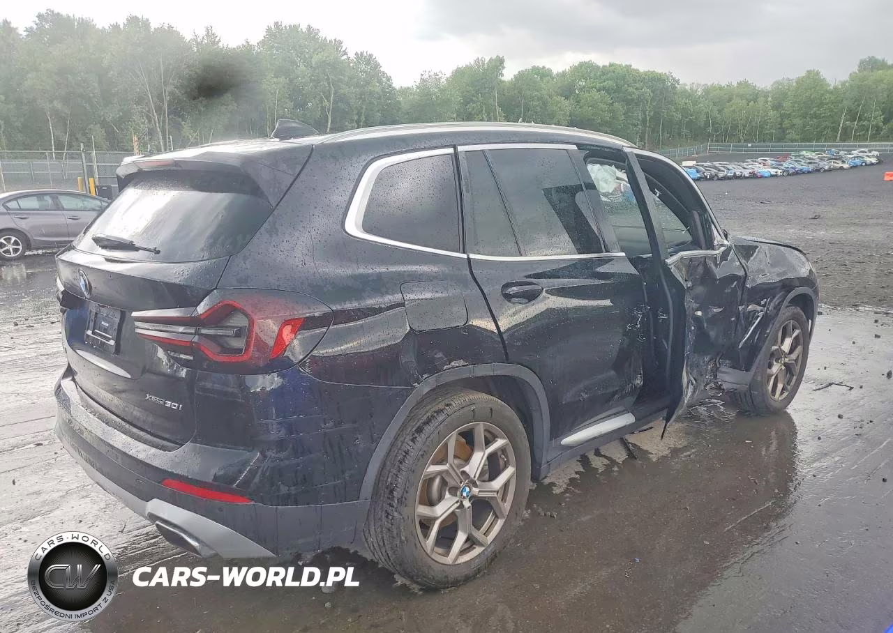 2022 BMW X3 xDrive30I VIN:5UX53DP09N9M28810 - 3