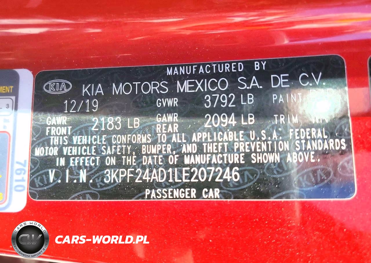2020 Kia Forte Lxs VIN:3KPF24AD1LE207246 - 13