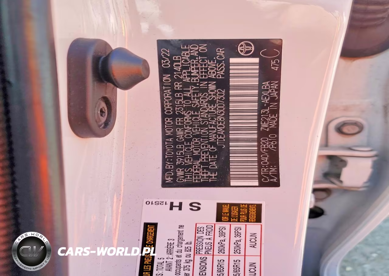 2022 Toyota Corolla Le VIN:JTDEAMDE8N3007302 - 12
