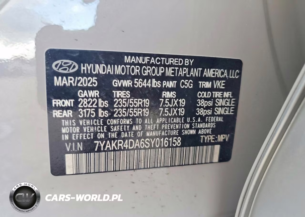 2025 Hyundai Ioniq 5 Limited VIN:7YAKR4DA6SY016158 - 13