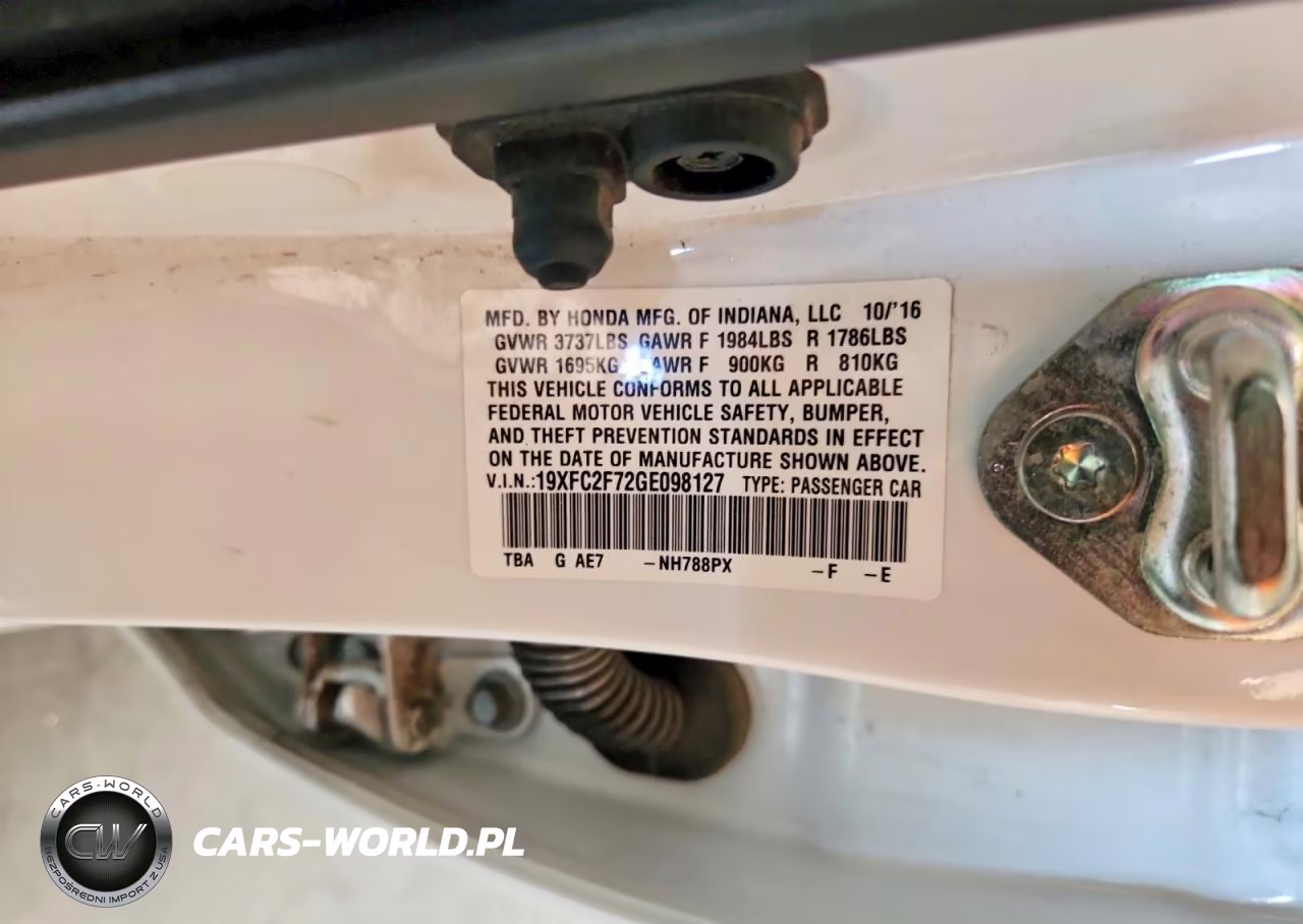 2016 Honda Civic Ex VIN:19XFC2F72GE098127 - 12