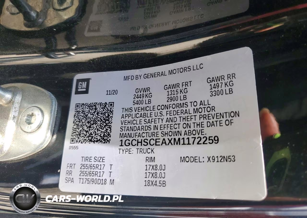 2021 Chevrolet Colorado Lt VIN:1GCHSCEAXM1172259 - 12