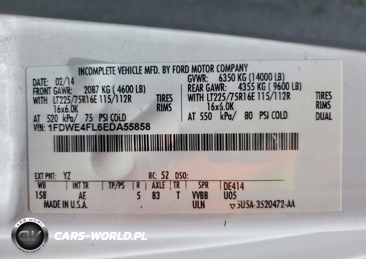 2014 Ford E450 Refrigerated Box Truck VIN:1FDWE4FL6EDA55858 - 13