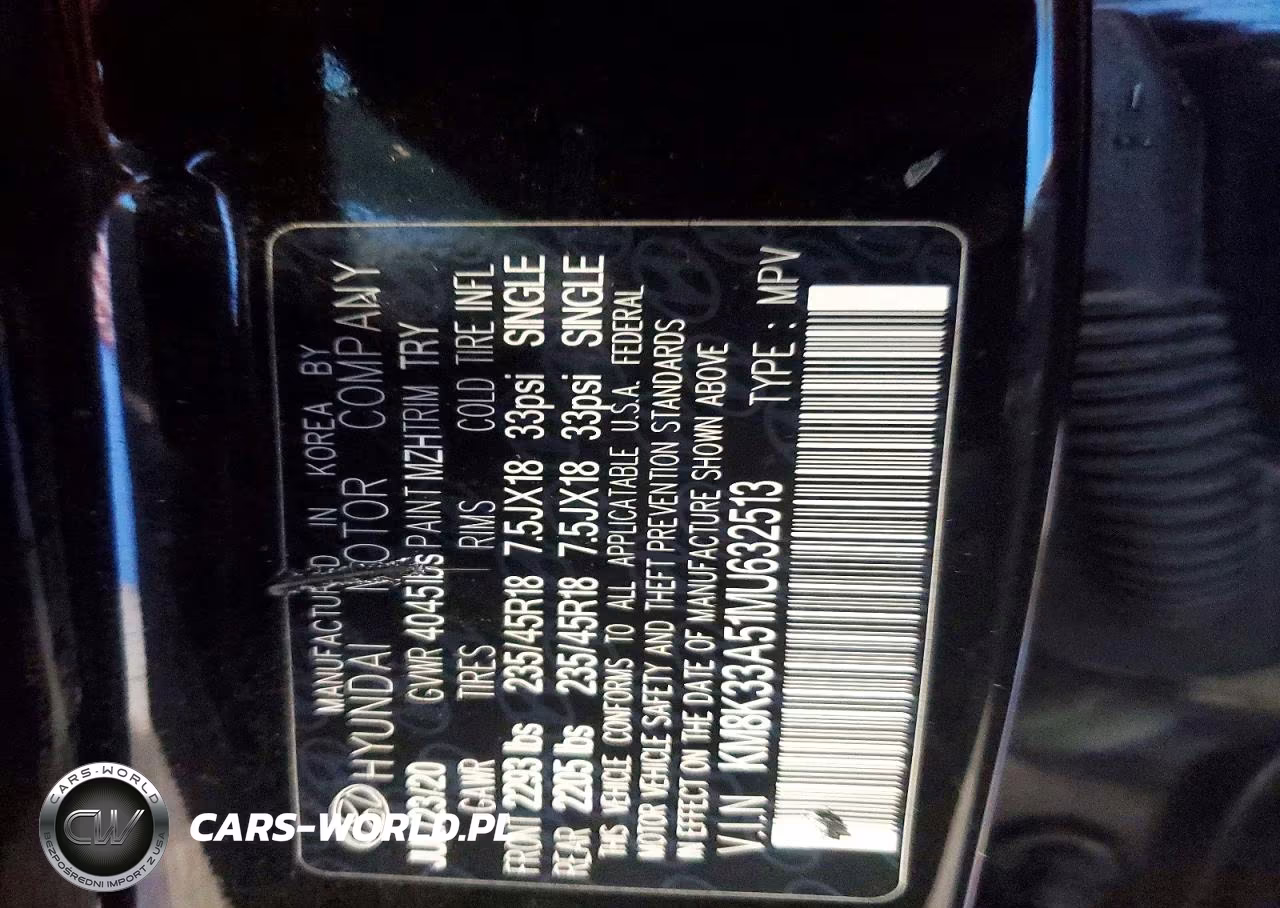 2021 Hyundai Kona Limited VIN:KM8K33A51MU632513 - 13