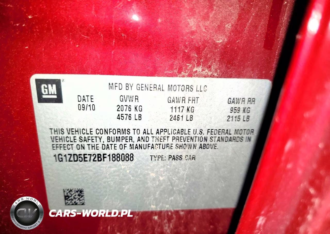 2011 Chevrolet Malibu 2Lt VIN:1G1ZD5E72BF188088 - 12