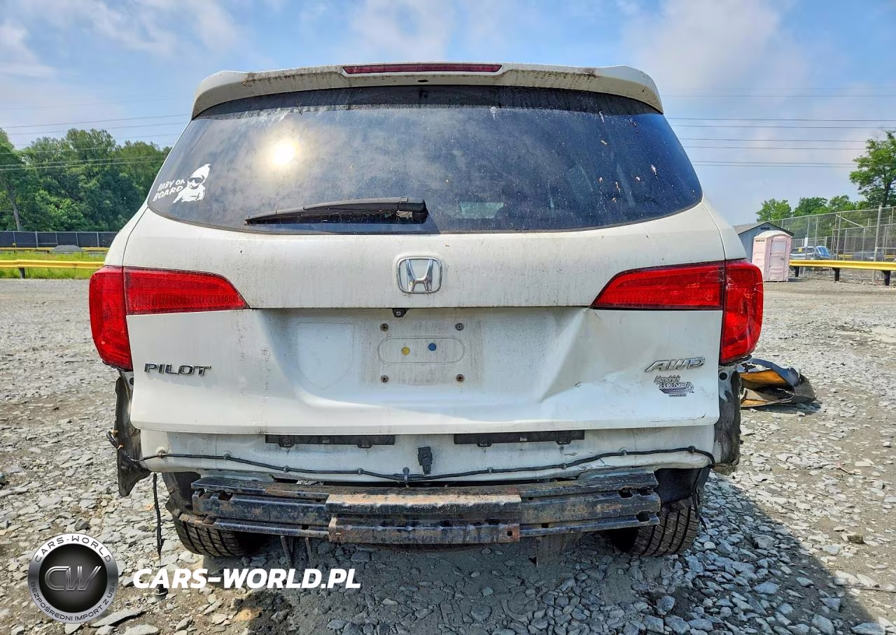 2016 Honda Pilot Exl VIN:5FNYF6H52GB054206 - 6