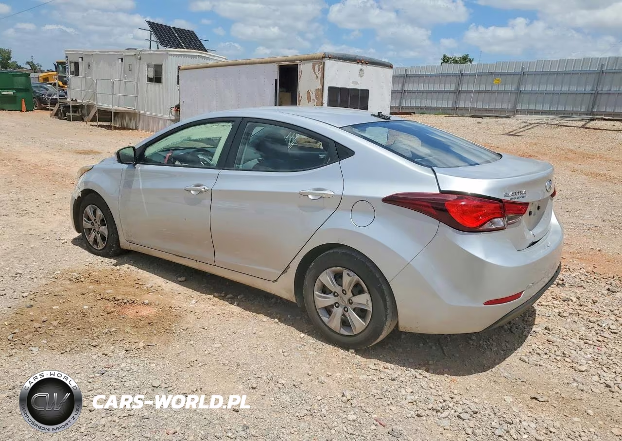2016 Hyundai Elantra Se VIN:5NPDH4AE7GH730772 - 2