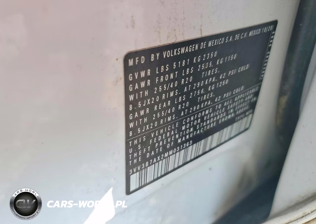 2021 Volkswagen Tiguan Se VIN:3VV3B7AX2MM031363 - 12