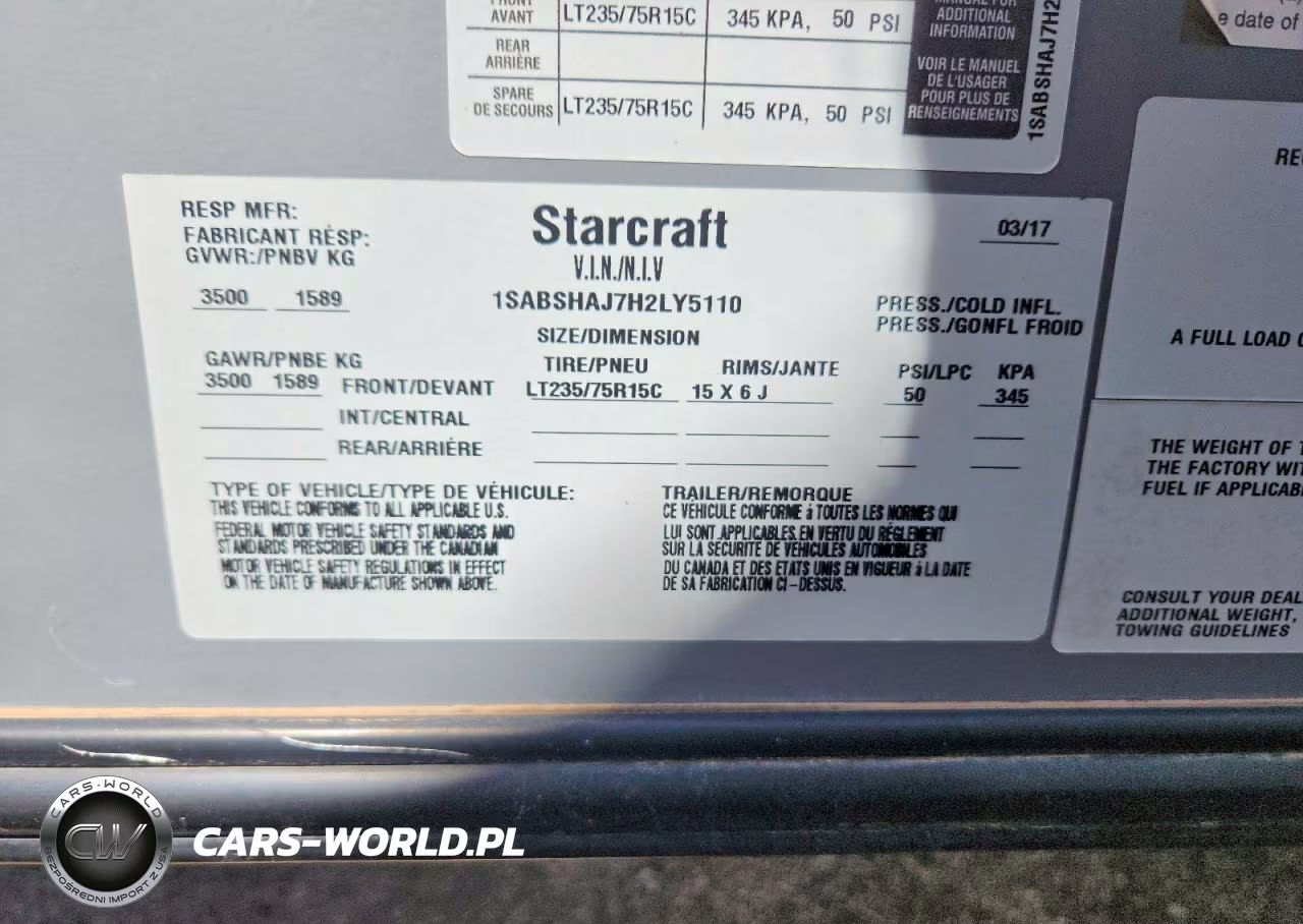 2017 Starcraft Launchmini VIN:1SABSHAJ7H2LY5110 - 10