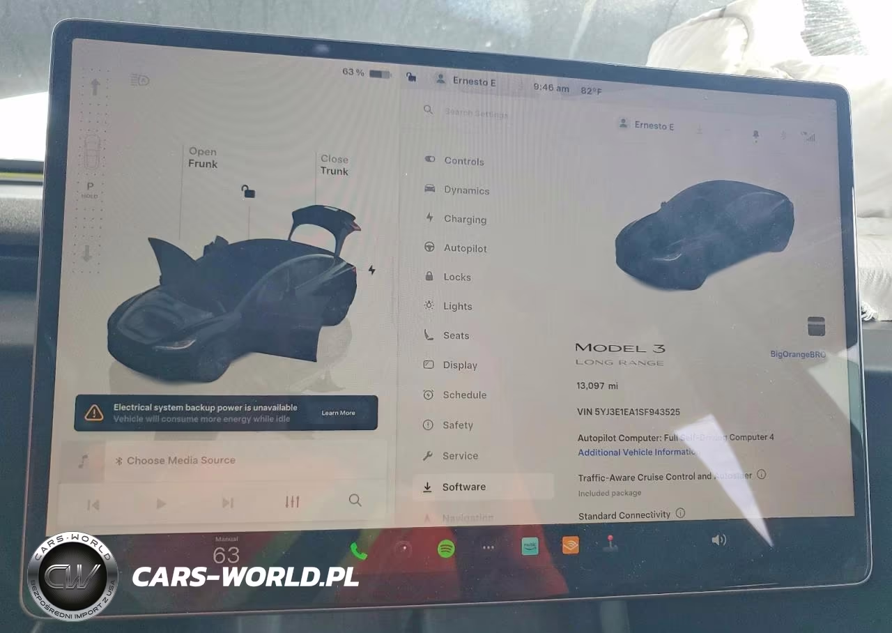 2025 Tesla Model 3 VIN:5YJ3E1EA1SF943525 - 9