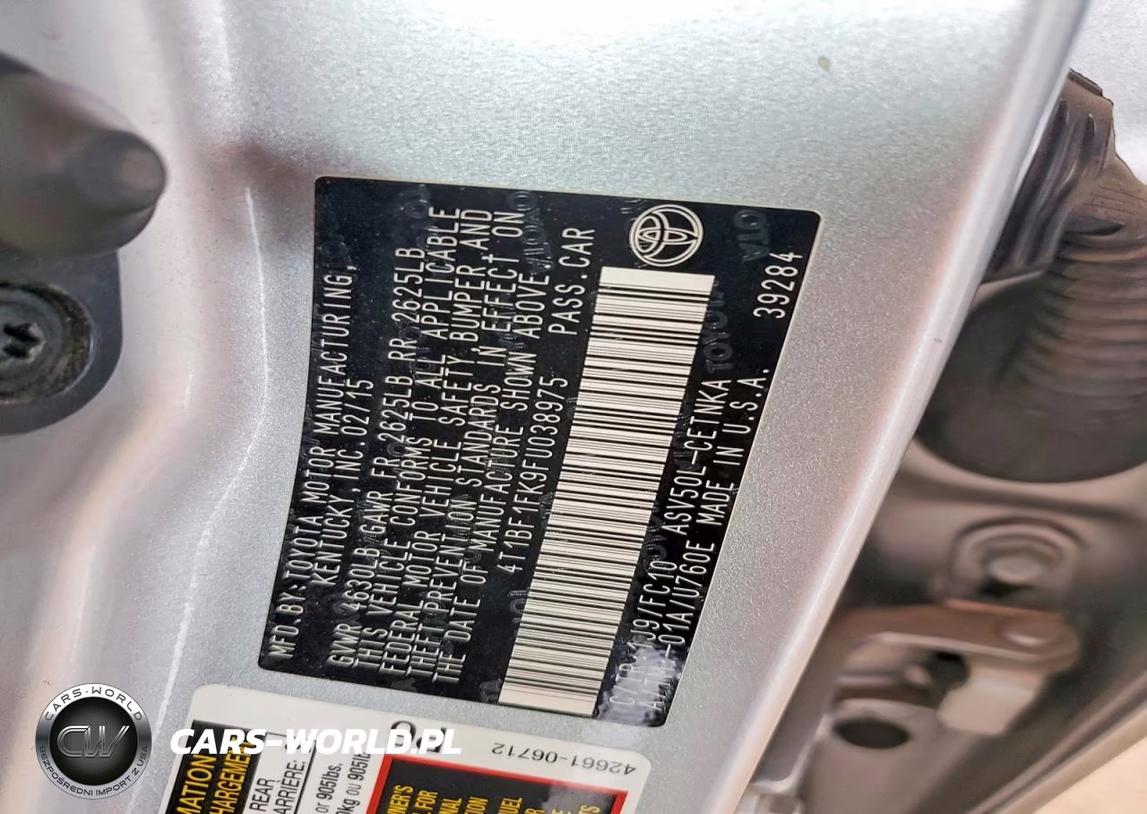 2015 Toyota Camry Le VIN:4T1BF1FK9FU038975 - 12