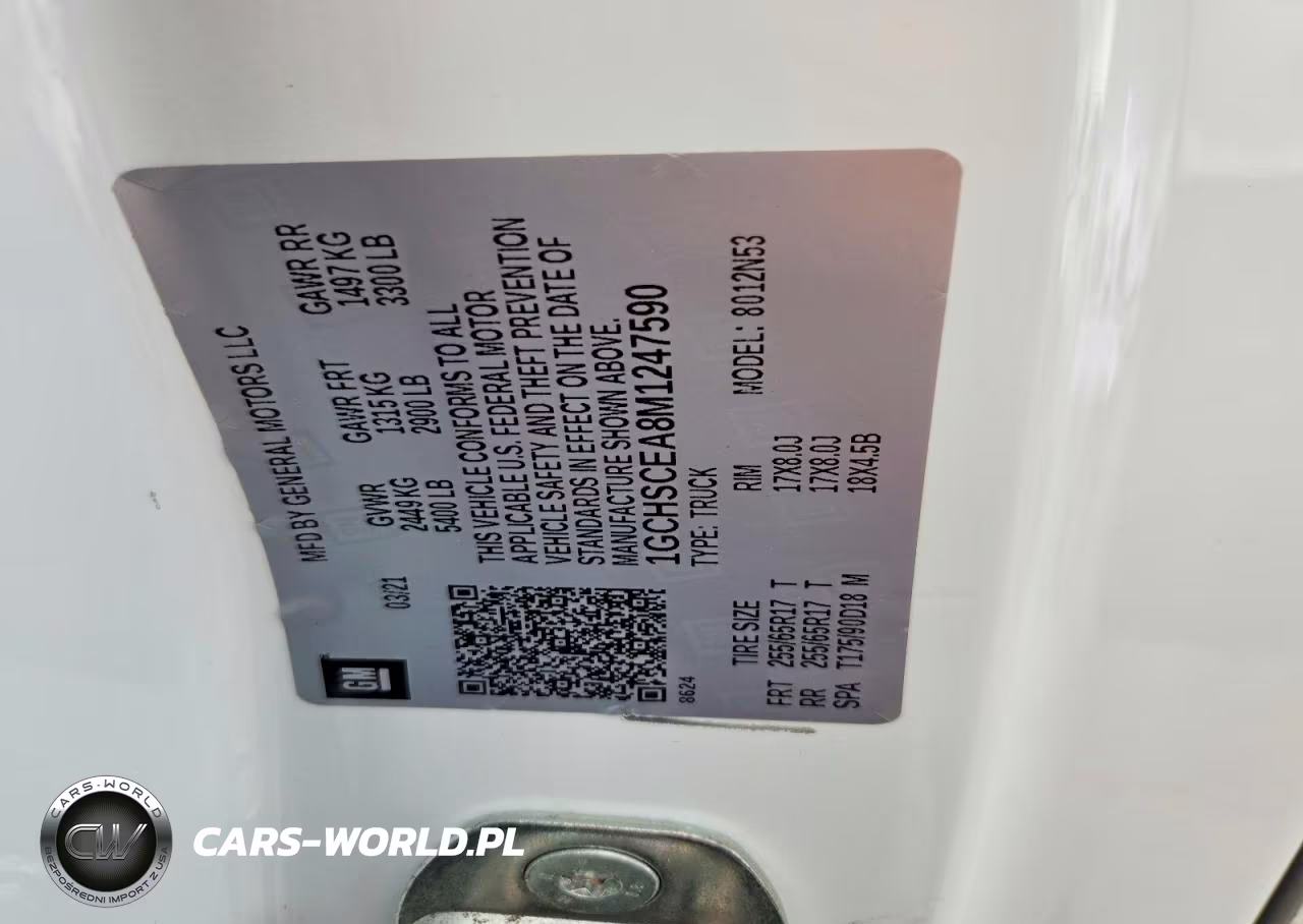 2021 Chevrolet Colorado Lt VIN:1GCHSCEA8M1247590 - 12