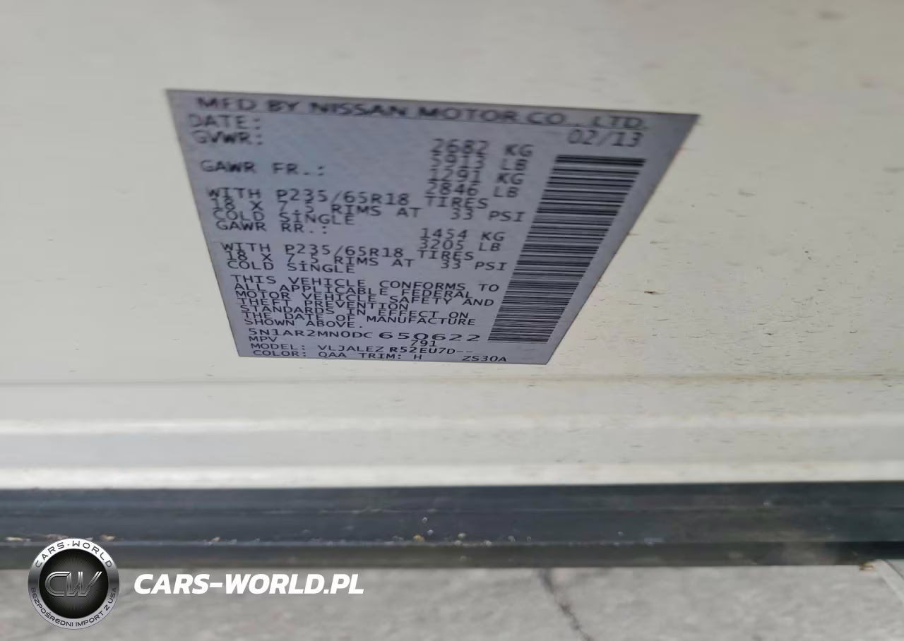 2013 Nissan Pathfinder S VIN:5N1AR2MN0DC650622 - 13