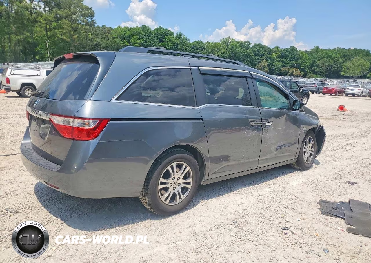 2011 Honda Odyssey Exl VIN:5FNRL5H67BB065968 - 3