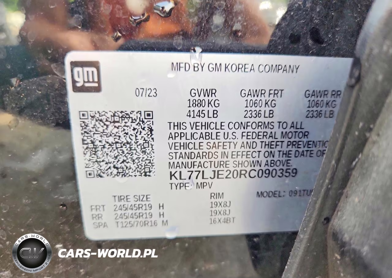 2024 Chevrolet Trax 2Rs VIN:KL77LJE20RC090359 - 13