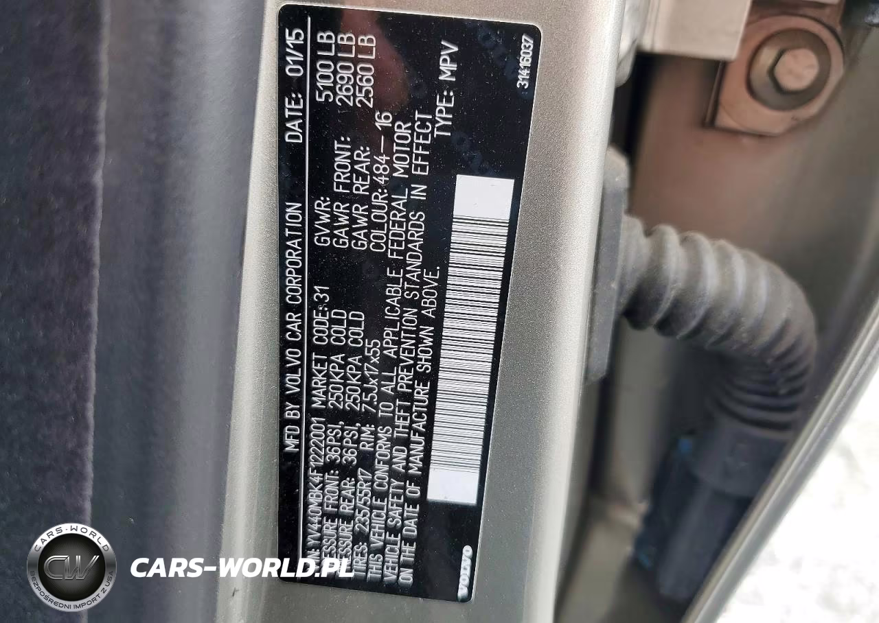 2015 Volvo Xc70 T5 Premier VIN:YV440MBK4F1222001 - 13