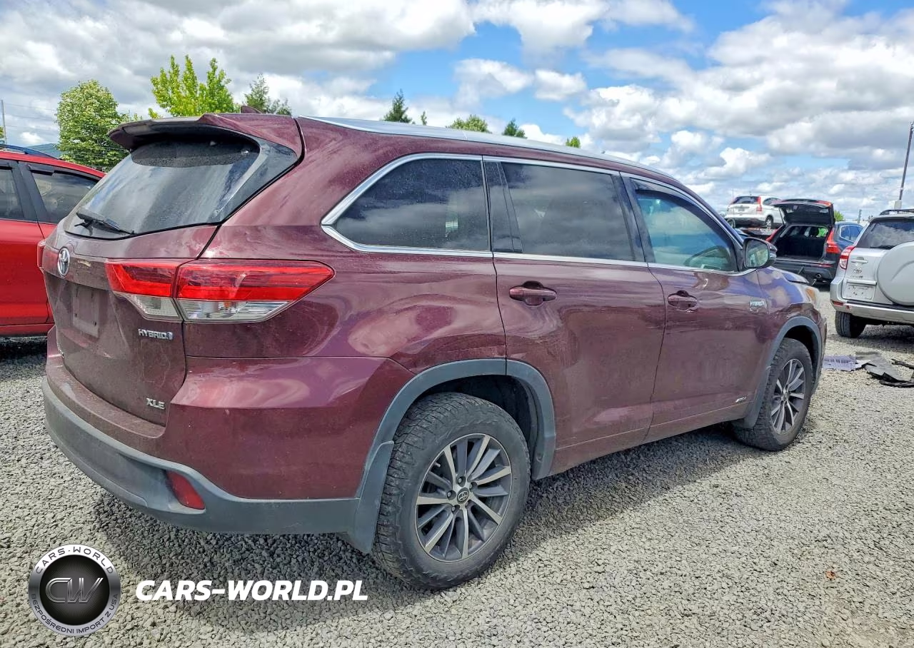 2018 Toyota Highlander Hybrid Xle VIN:5TDJGRFH4JS038380 - 3