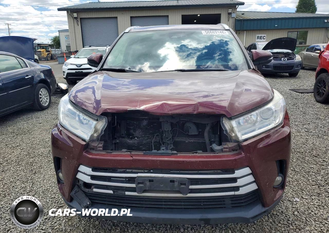 2018 Toyota Highlander Hybrid Xle VIN:5TDJGRFH4JS038380 - 5