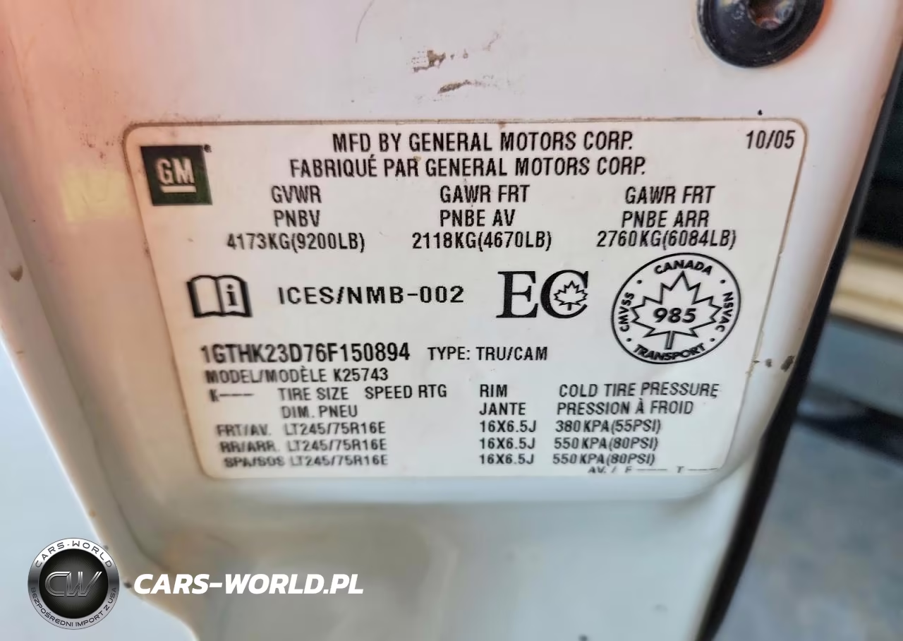 2006 GMC Sierra K2500 Heavy Duty VIN:1GTHK23D76F150894 - 12
