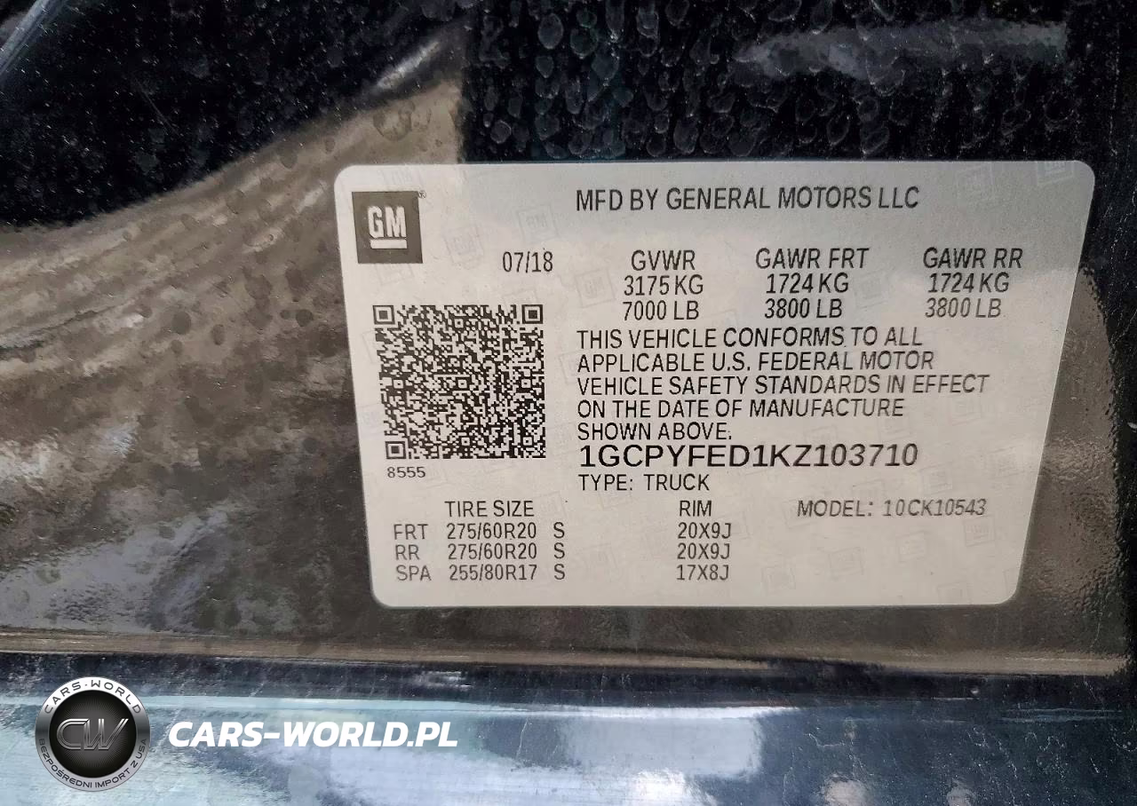 2019 Chevrolet Silverado K1500 Lt Trail Boss VIN:1GCPYFED1KZ103710 - 12