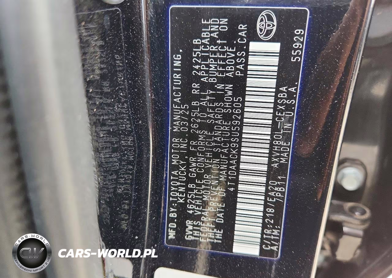 2025 Toyota Camry Se VIN:4T1DAACK9SU592605 - 13
