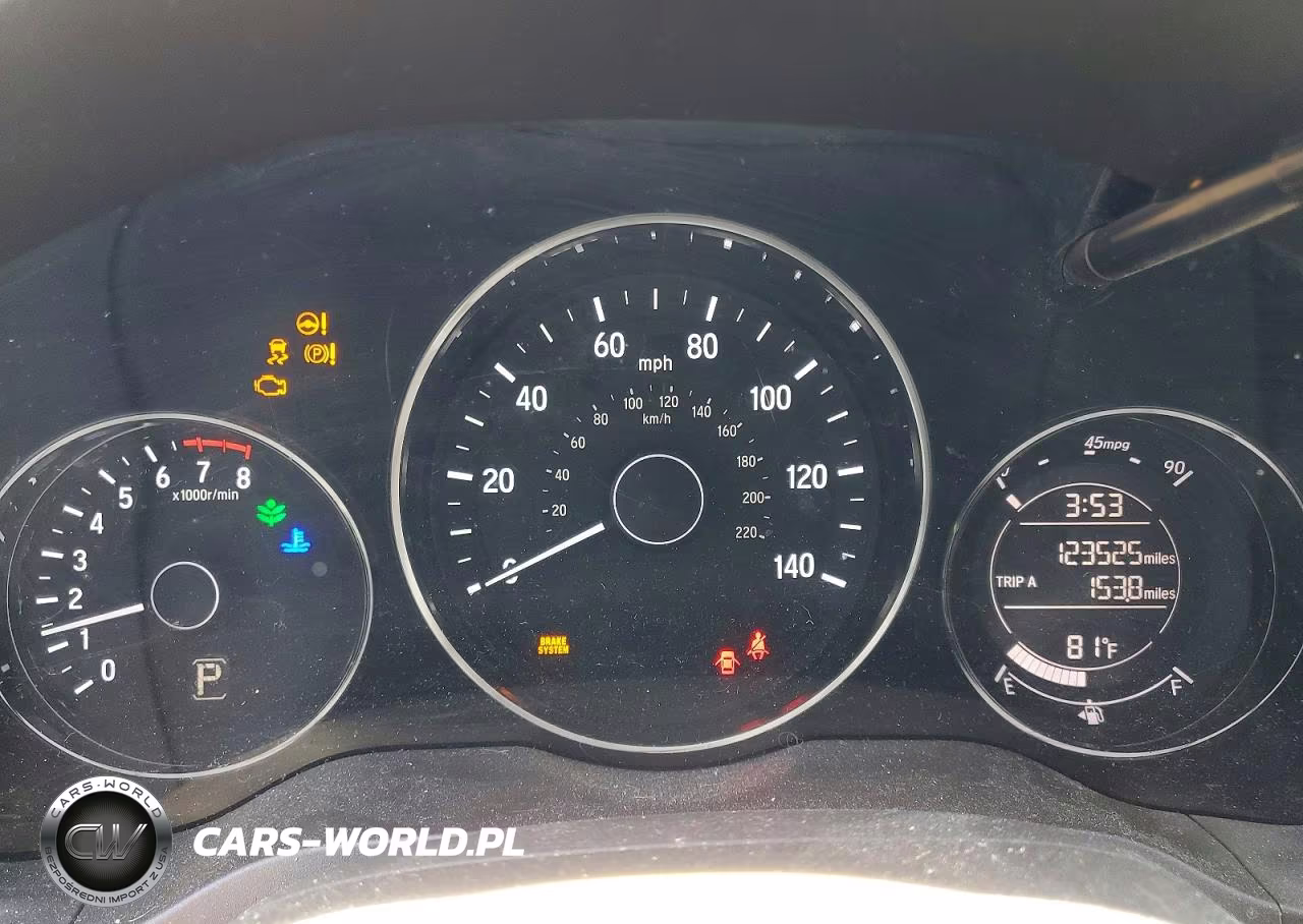 2016 Honda Hr-V Lx VIN:3CZRU6H35GM769186 - 9