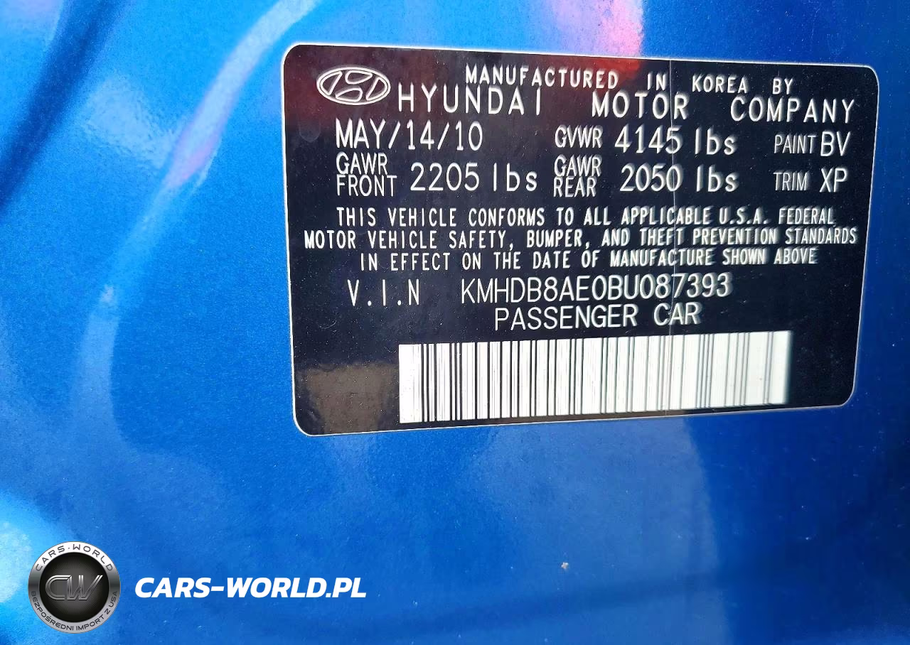 2011 Hyundai Elantra Touring Gls VIN:KMHDB8AE0BU087393 - 12