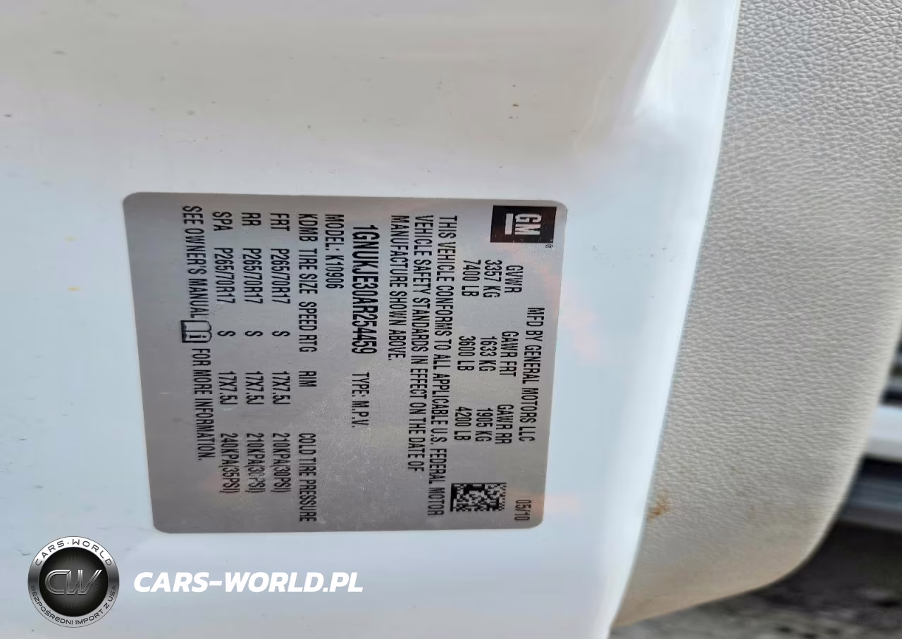 2010 Chevrolet Suburban K1500 Lt VIN:1GNUKJE30AR254459 - 13