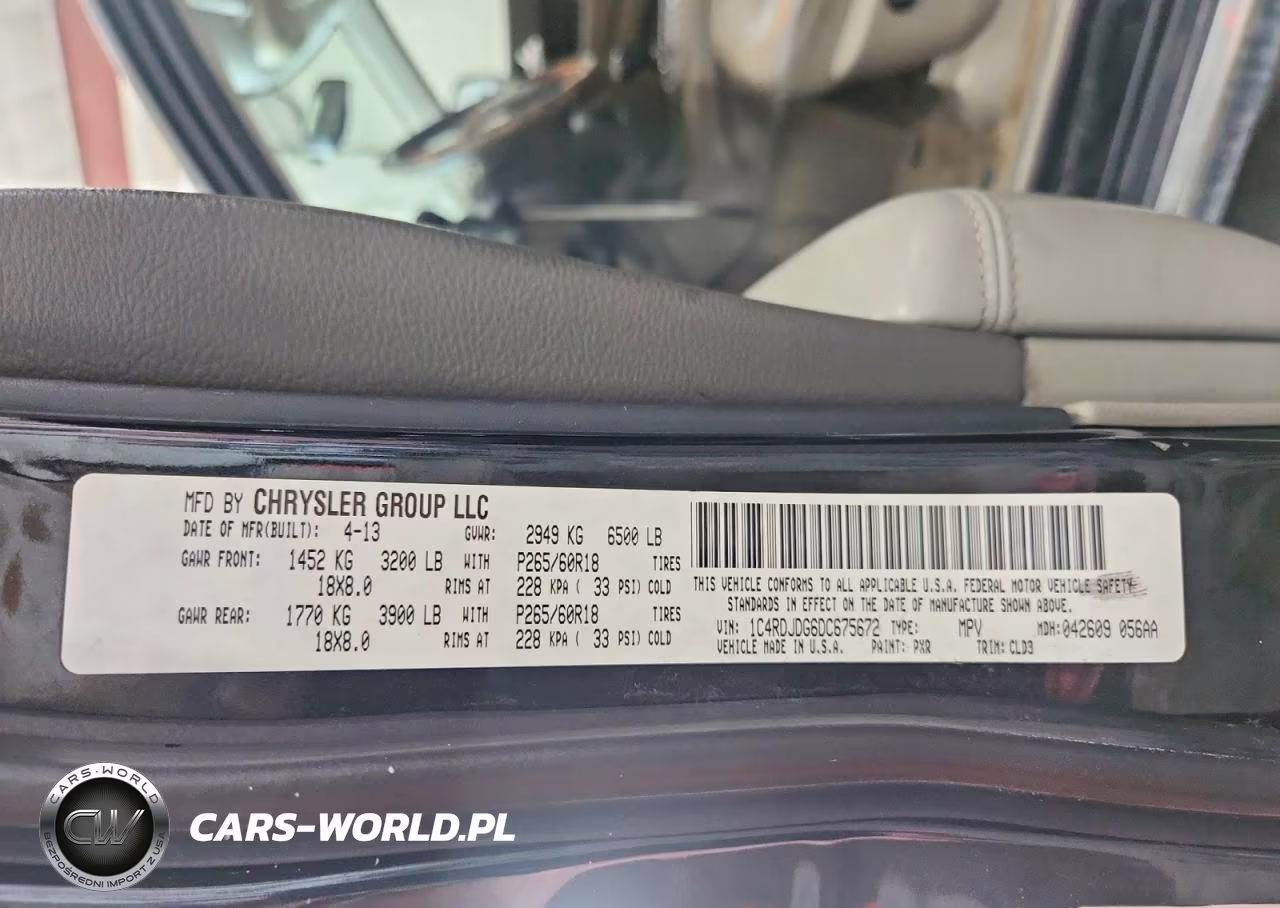 2013 Dodge Durango Crew VIN:1C4RDJDG6DC675672 - 14