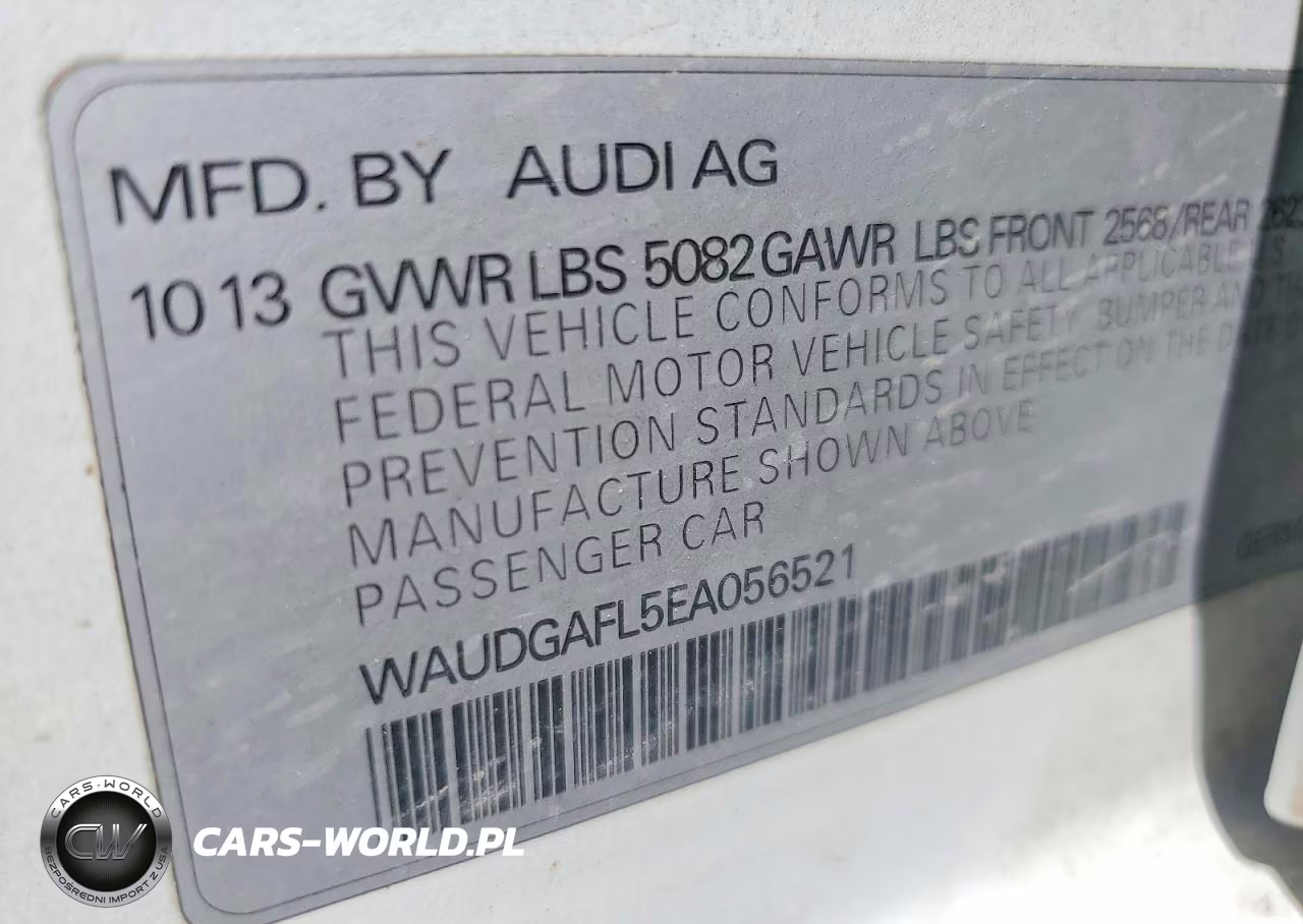2014 Audi S4 Premium Plus VIN:WAUDGAFL5EA056521 - 12