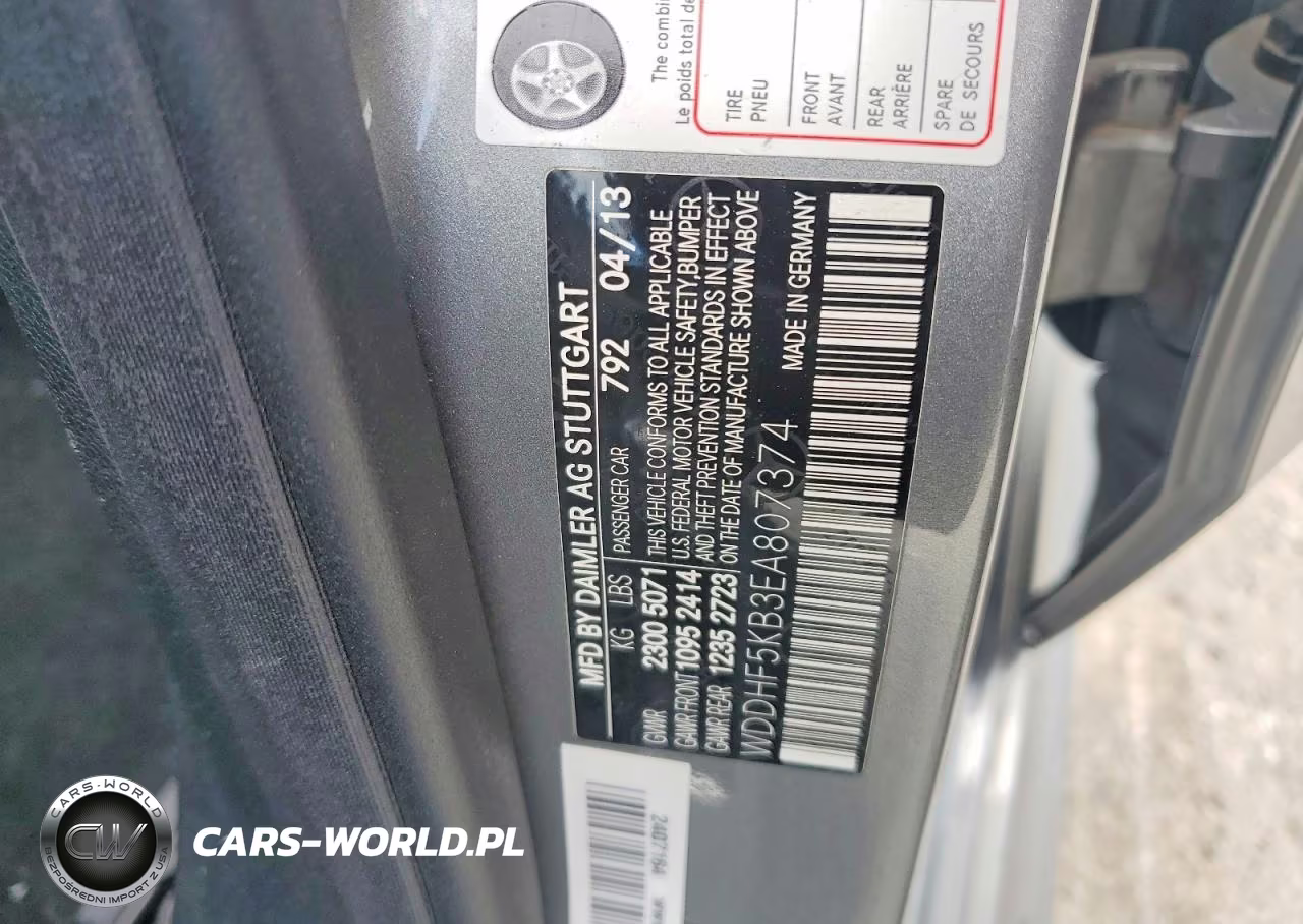 2014 Mercedes-Benz E 350 VIN:WDDHF5KB3EA807374 - 12