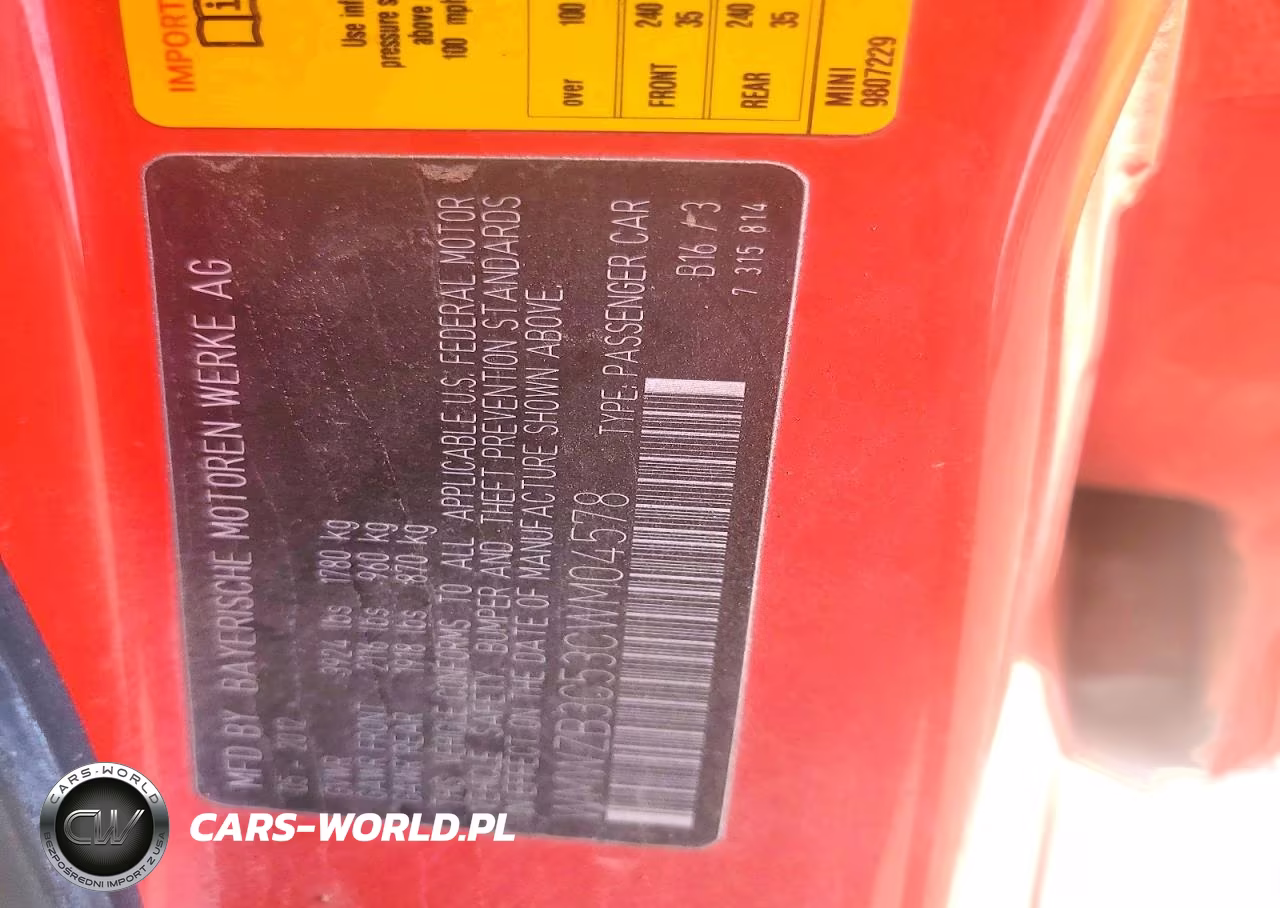 2012 Mini Cooper Countryman VIN:WMWZB3C53CWM04578 - 12