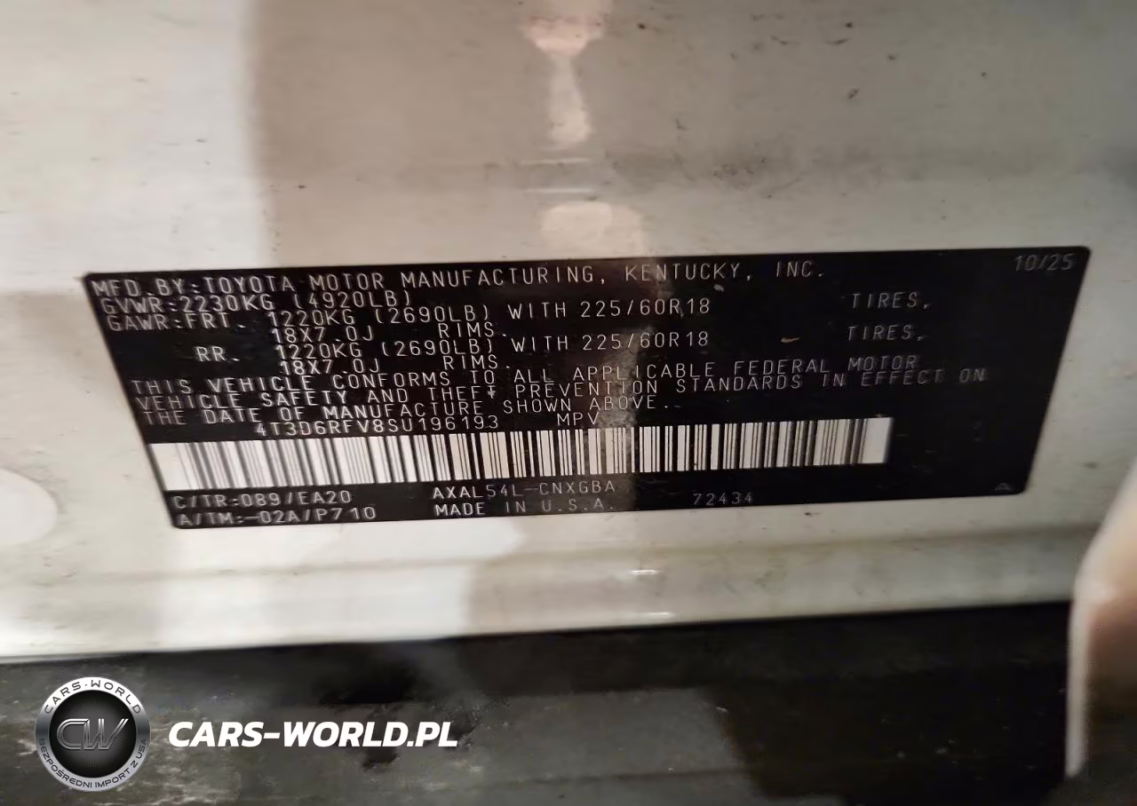 2025 Toyota Rav4 Limited VIN:4T3D6RFV8SU196193 - 14