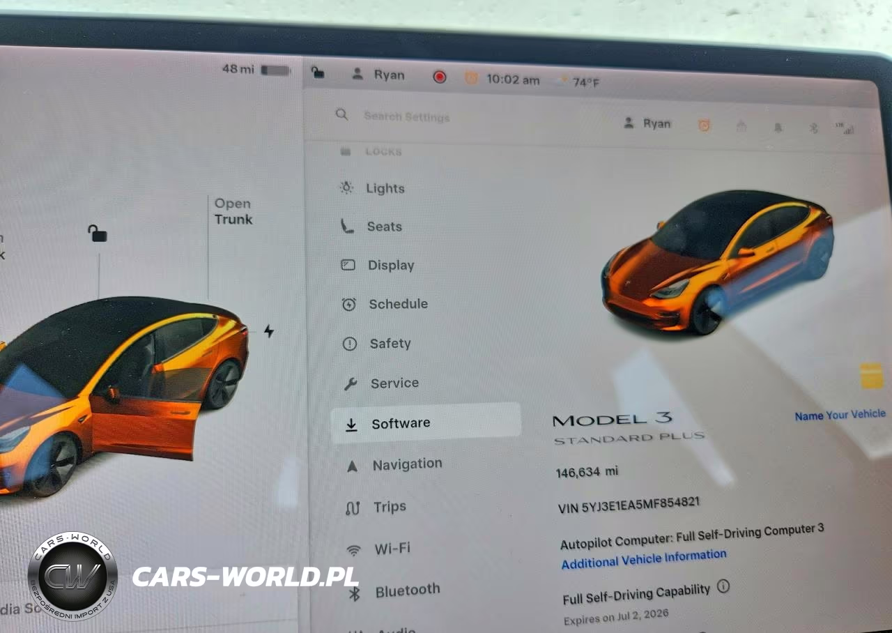 2021 Tesla Model 3 VIN:5YJ3E1EA5MF854821 - 9