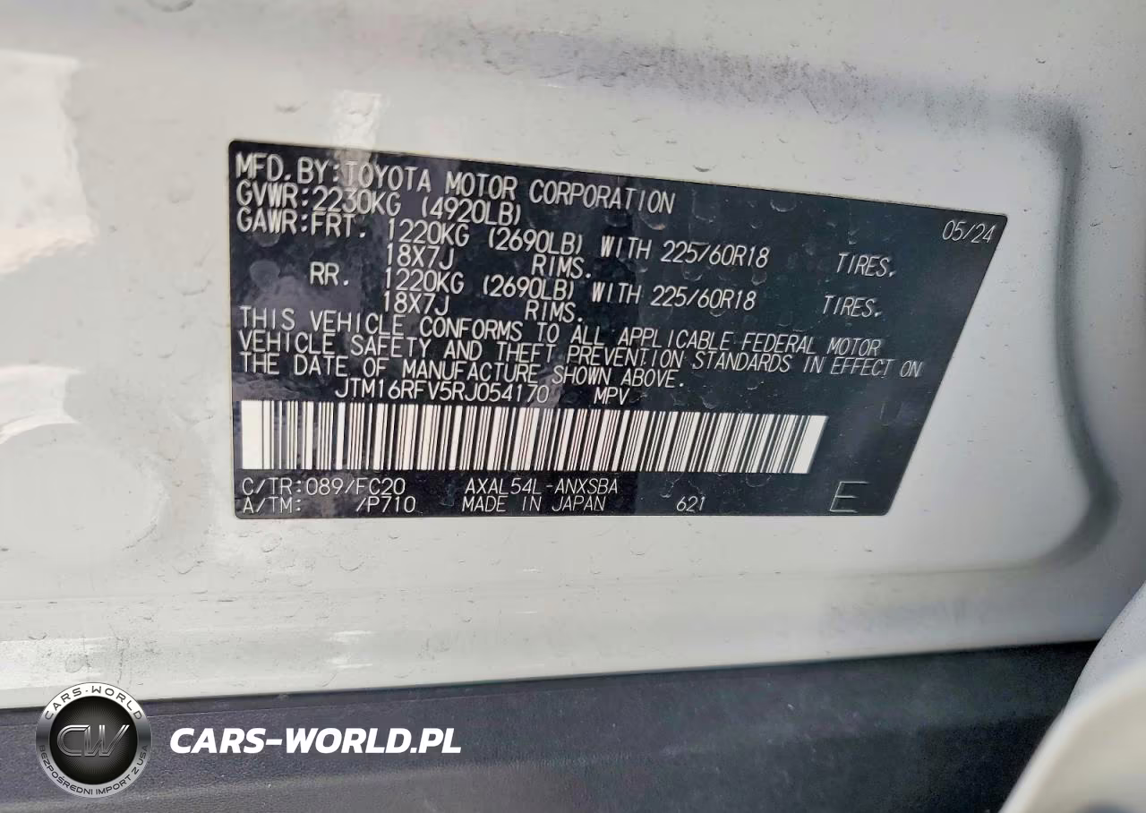 2024 Toyota Rav4 Se VIN:JTM16RFV5RJ054170 - 13