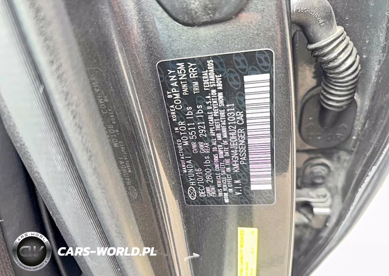 2017 Genesis G80 Base VIN:KMHGN4JE0HU210311 - 10