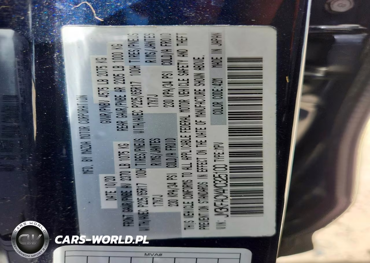 2021 Mazda Cx-5 Touring VIN:JM3KFACM4M0325100 - 13
