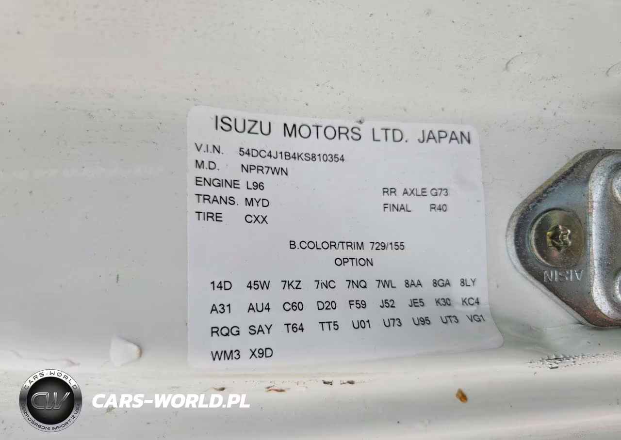 2019 Isuzu Npr Hd VIN:54DC4J1B4KS810354 - 10