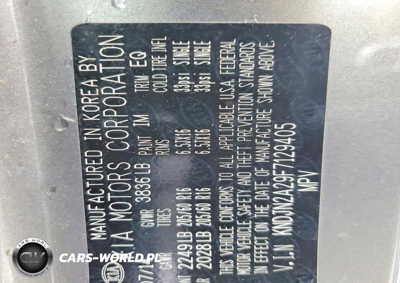 2015 Kia Soul + VIN:KNDJN2A29F7129405 - 14